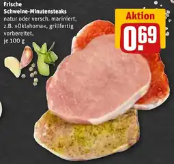 REWE Frische Schweine-Minutensteaks Angebot
