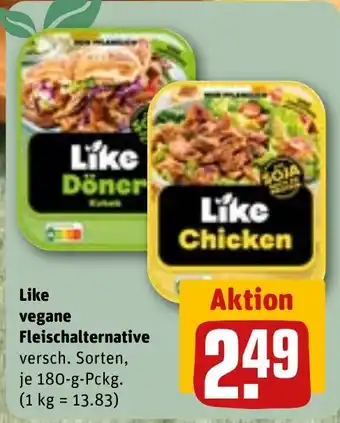 REWE Like vegane Fleischalternative Angebot