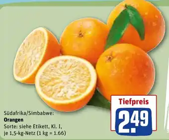 REWE Orangen Angebot