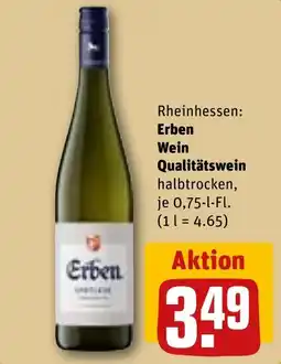 REWE Erben Wein Qualitätswein Angebot