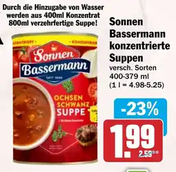 HIT Sonnen Bassermann konzentrierte Suppen Angebot