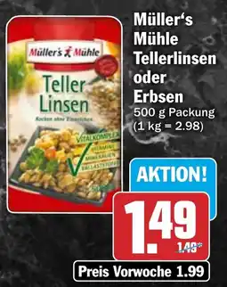 HIT Müller's Mühle Tellerlinsen Angebot