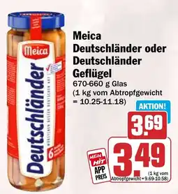 HIT Meica Deutschländer Geflügel Angebot