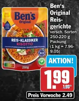 HIT Ben's Original Reisgerichte Angebot