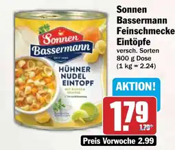 HIT Sonnen Bassermann Feinschmecke Eintöpfe Angebot