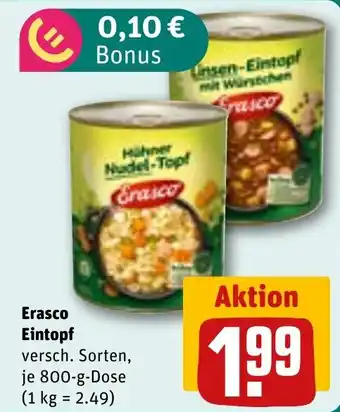 REWE Erasco Eintopf Angebot