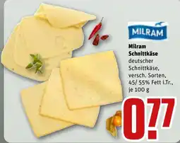 REWE Milram Schnittkäse Angebot