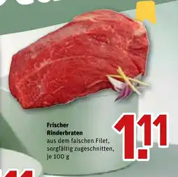 REWE Frischer Rinderbraten Angebot