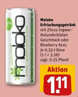 REWE Moloko Erfrischungsgetränk Angebot