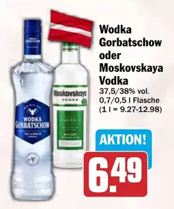 HIT Wodka Gorbatschow oder Moskovskaya Vodka Angebot