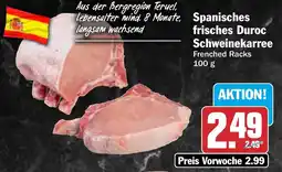 HIT Spanisches frisches Duroc Schweinekarree Angebot