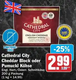 HIT Cathedral City Cheddar Block oder Pumuckl Köhse Angebot