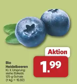 Famila Nord West Bio Heidelbeeren Angebot