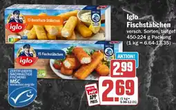 HIT Iglo Fischstäbchen Angebot