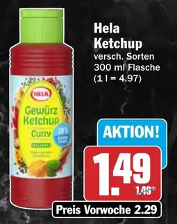 HIT Hela Gewürz Ketchup Curry Angebot