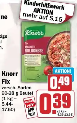 HIT Knorr Fix Angebot