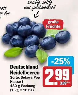 HIT Deutschland Heidelbeeren Angebot