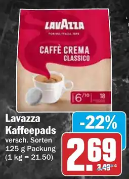 HIT Lavazza Kaffeepads Angebot