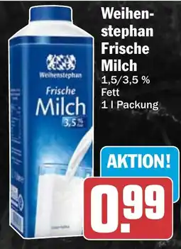HIT Weihenstephan Frische Milch Angebot