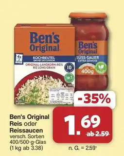 Famila Nord West Ben's Original Reis oder Reissaucen Angebot