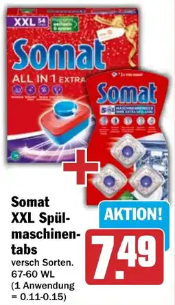 HIT Somat XXL Spülmaschinentabs Angebot