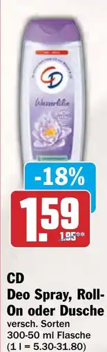 HIT CD Deo Spray, Roll-On oder Dusche Angebot