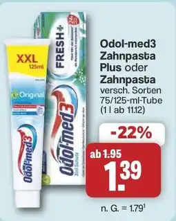 Famila Nord West Odol-med3 Zahnpasta Angebot