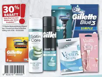 Famila Nord West Gillette oder Venus Produkte Angebot