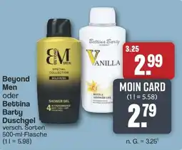 Famila Nord West Beyond Men oder Bettina Barty Duschgel Angebot
