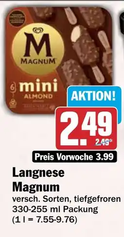 HIT Langnese Magnum mini Almond Angebot