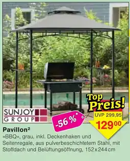 Wiglo Wunderland Pavillon² »BBQ«, grau Angebot