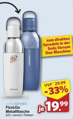 Famila Nord West sodastream Fizz&Go Metallflasche Angebot