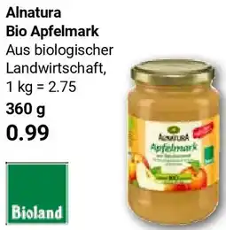 Globus Alnatura Bio Apfelmark Angebot