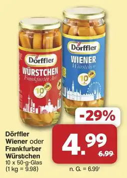 Famila Nord West Dörffler Würstchen Angebot