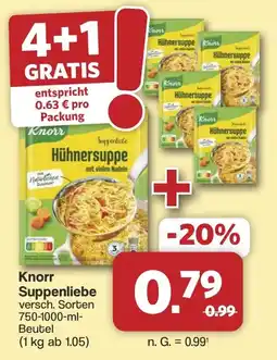 Famila Nord West Knorr Suppenliebe Angebot