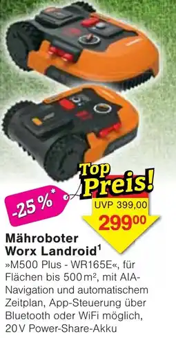 Wiglo Wunderland Mähroboter Worx Landroid Angebot