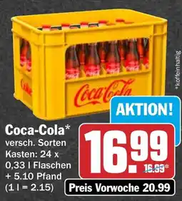 HIT Coca-Cola* Angebot