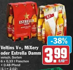 HIT Veltins V+, MiXery oder Estrella Damm Angebot