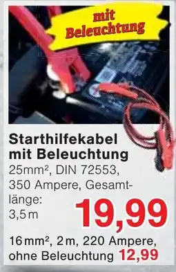 Wiglo Wunderland Starthilfekabel mit Beleuchtung Angebot