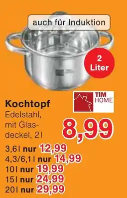 Wiglo Wunderland Kochtopf Edelstahl Angebot
