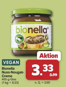 Famila Nord West Bionella Nuss-Nougat-Creme Angebot