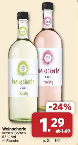 Famila Nord West Weinschorle Angebot