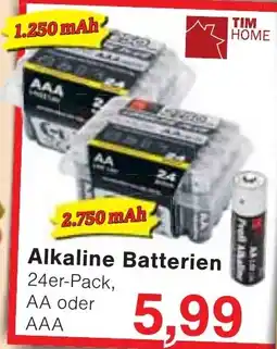 Wiglo Wunderland TIM HOME Alkaline Batterien Angebot
