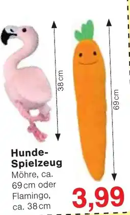 Wiglo Wunderland Hunde-Spielzeug Möhre oder Flamingo Angebot