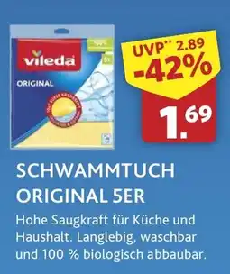 Famila Nord West Vileda Schwammtuch Original 5er Angebot