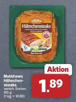 Famila Nord West Matthews Hähnchensteaks Angebot