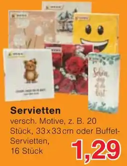 Wiglo Wunderland Servietten Angebot