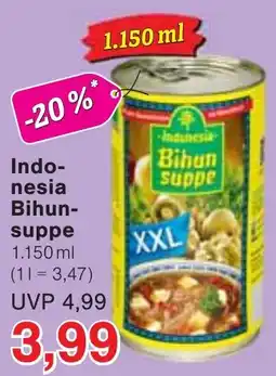 Wiglo Wunderland Indonesia Bihun-suppe Angebot