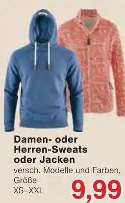 Wiglo Wunderland Damen- oder Herren-Sweats oder Jacken Angebot