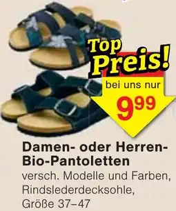 Wiglo Wunderland Damen- oder Herren-Bio-Pantoletten Angebot
